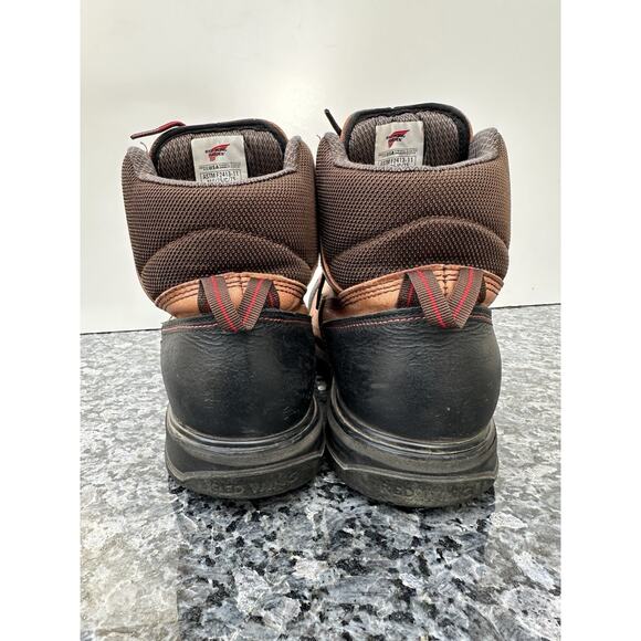 Mens Sz 11 RED WING Brown Waterproof Boots Steel Toe ASTM F2413-11 main image 10
